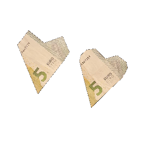 Origami Geldschein Herz 6