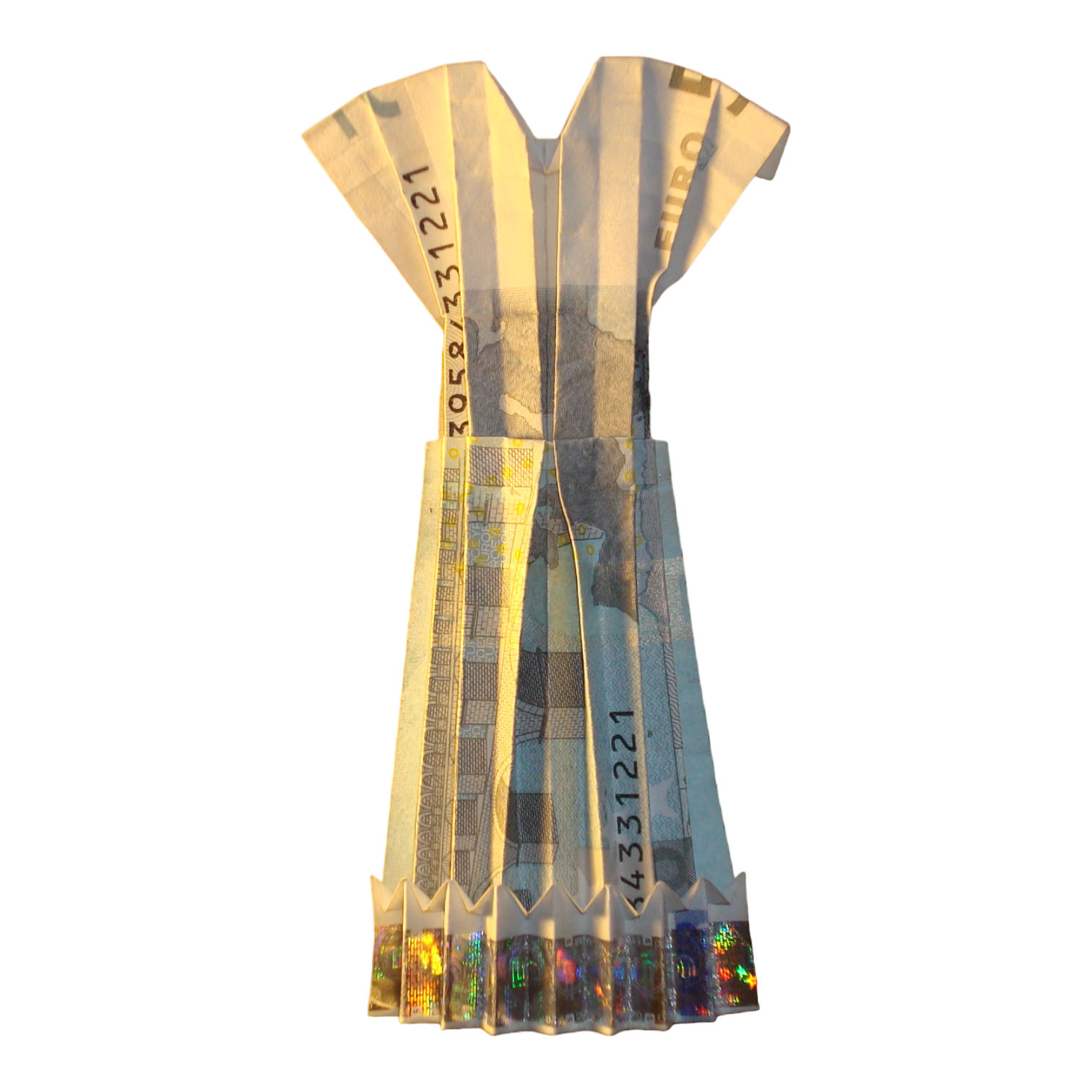 Origami Geldschein Kleid 1