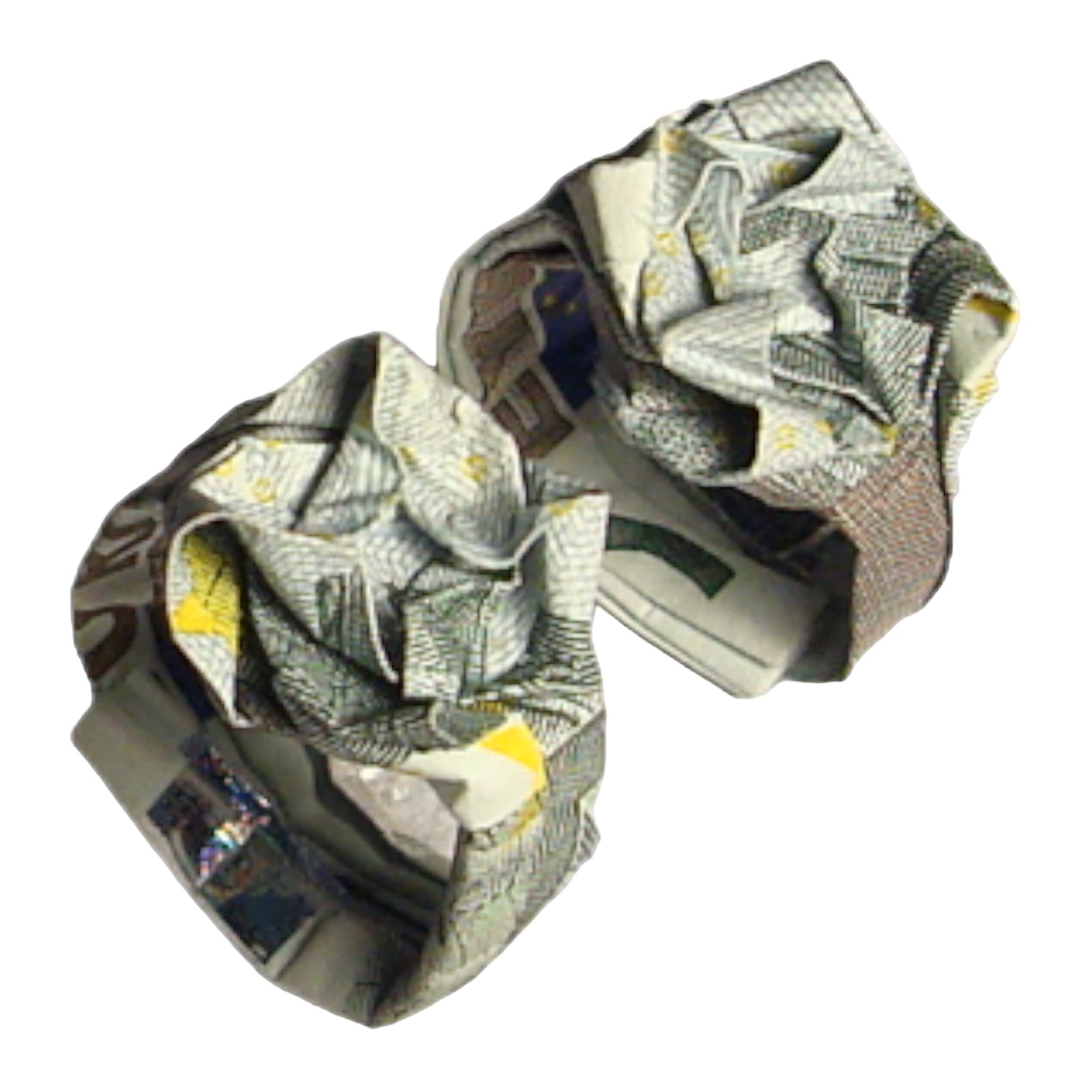 Origami Geldschein Rosenring