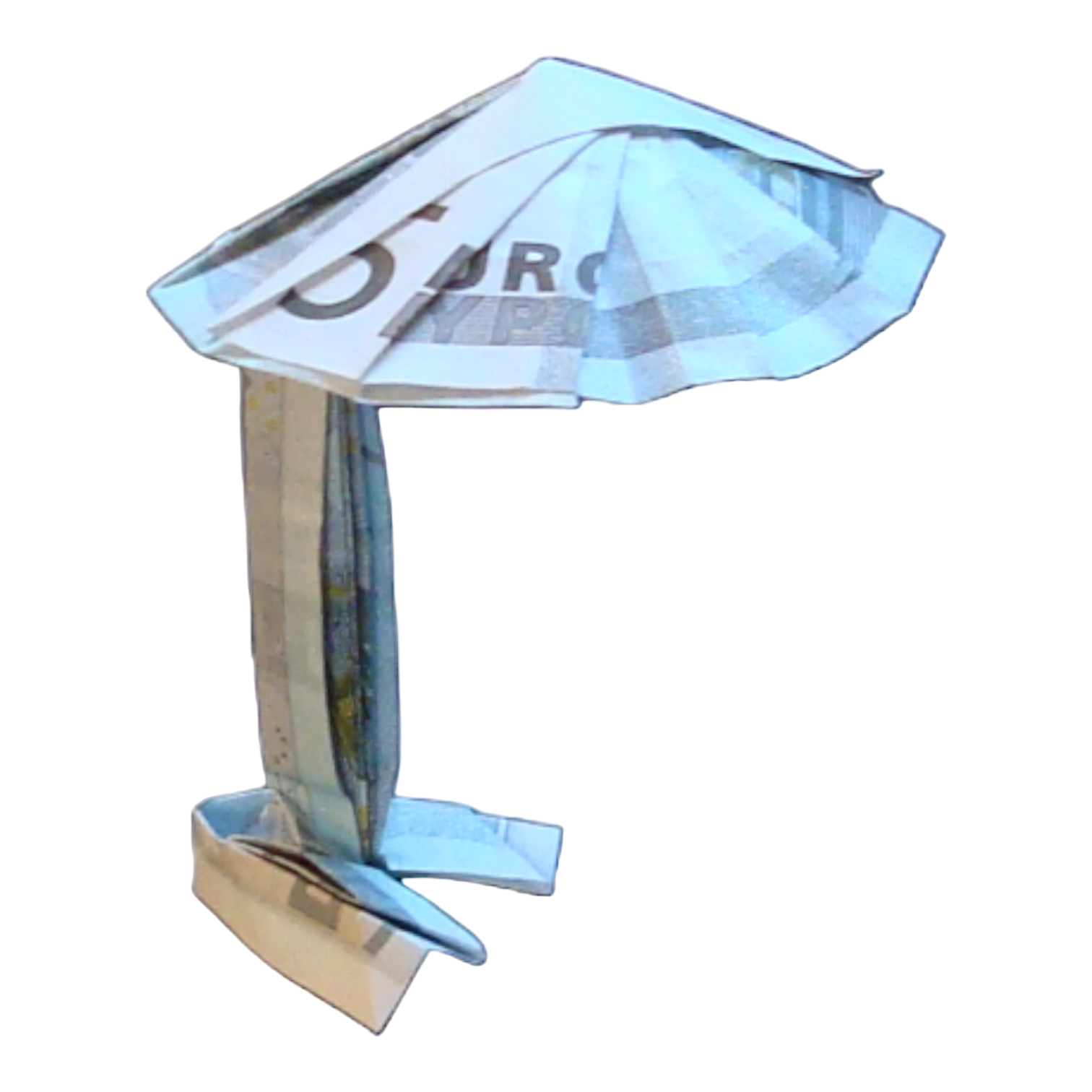 Origami Geldschein Sonnenschirm data-placement=