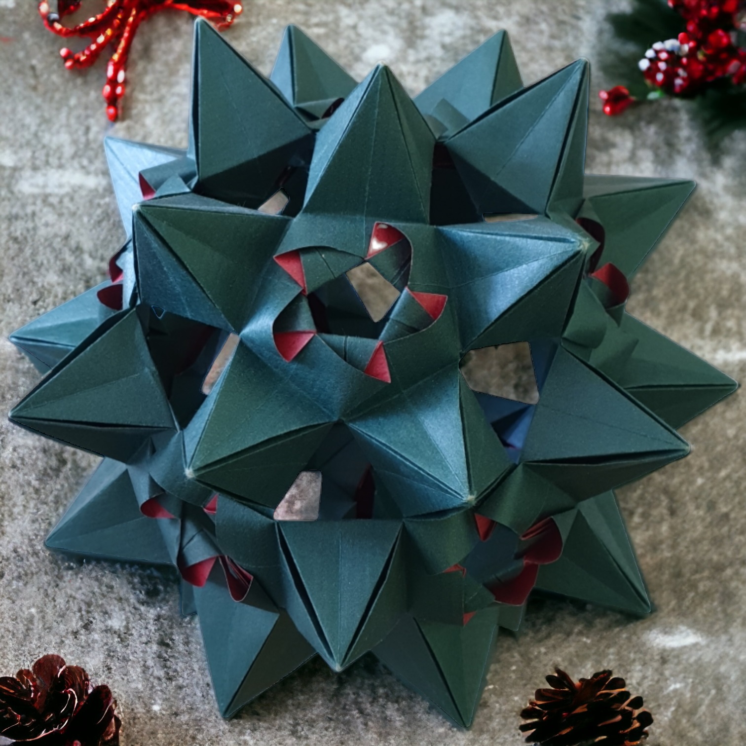 Origami 30-Spitzen Stern