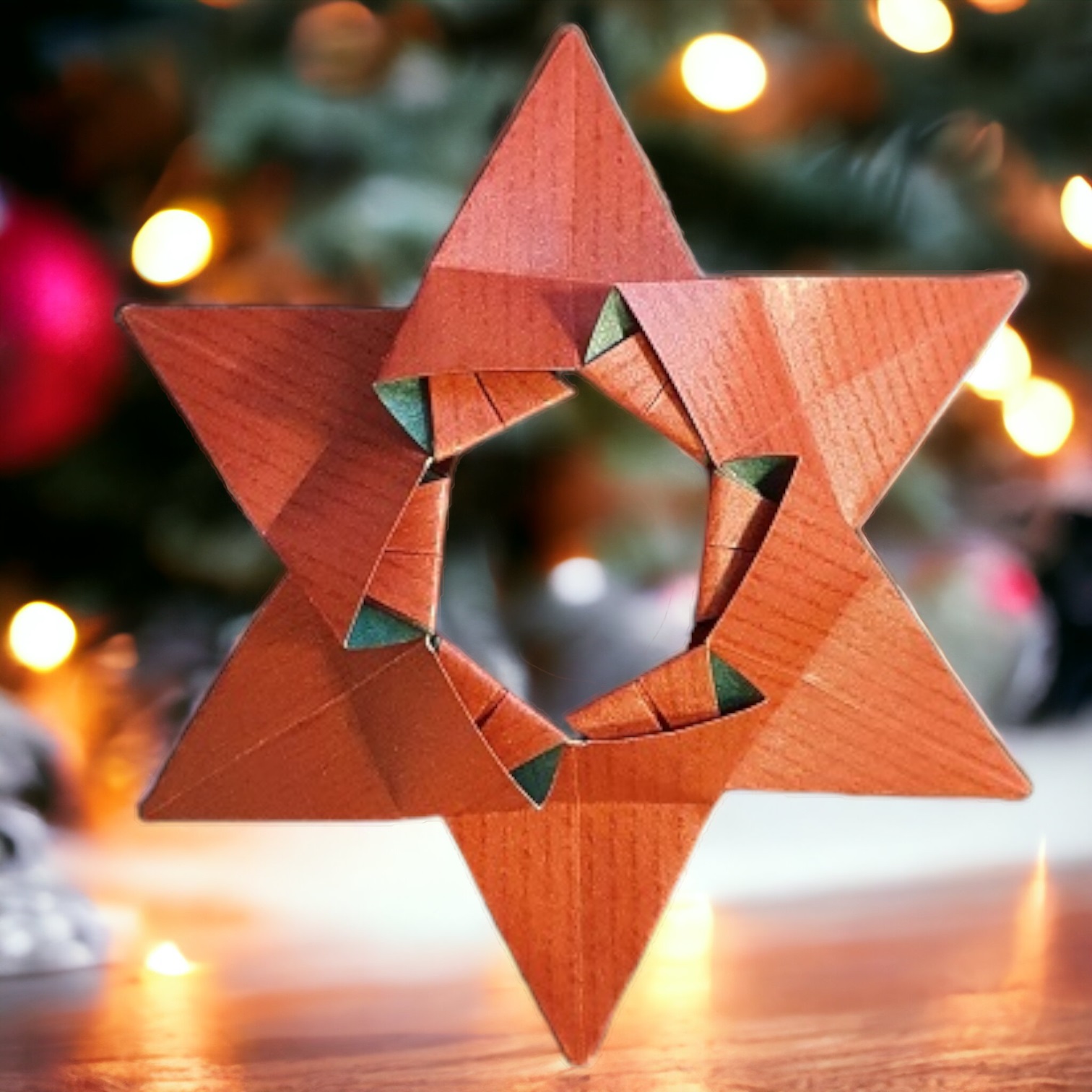 Origami 6-Spitzen Stern