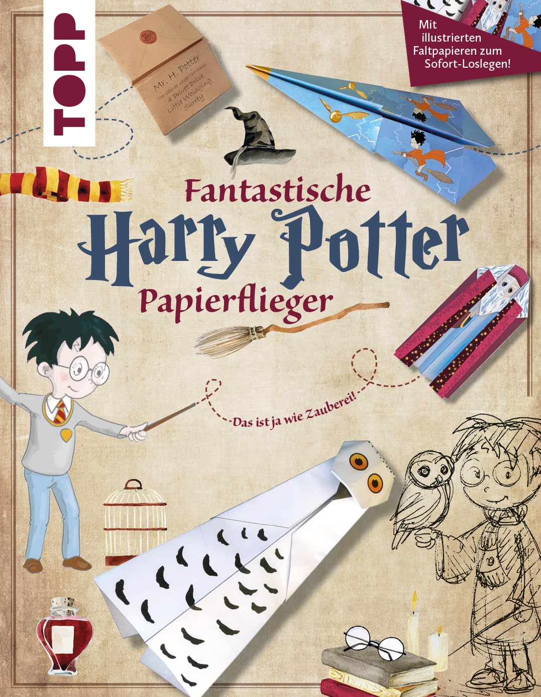 Fantastische Harry-Potter-Papierflieger 